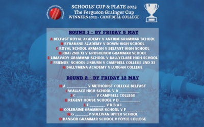 Schools’ Cup and Plate 2023 Draws Announced