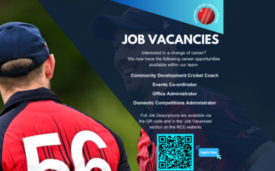 Northern Cricket Union Job Vacancies