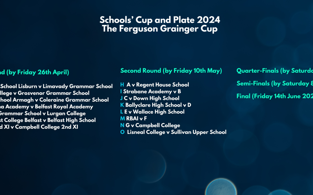 Schools’ Cup and Plate 2024 Draws Announced