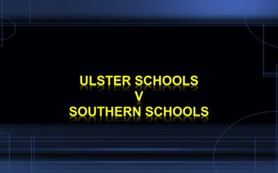 Ulster Schools Team for the Schools’ Interprovincial v Southern Schools